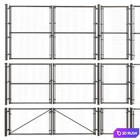 Mesh fencing 3D Model Vray, Corona