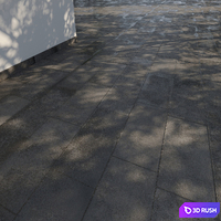 Paving slabs 600x300 mm 3D Model Vray, Corona