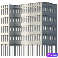 Parts of facades 3D Model Vray, Corona