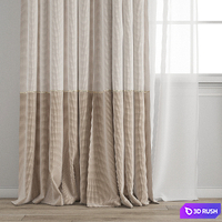 Curtain 553 3D Model Vray