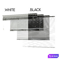 PVC Blind 1500mm no.2 3D Model Corona