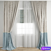 Curtain 558 3D Model Vray