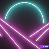 Neon Set 24 3D Model Corona