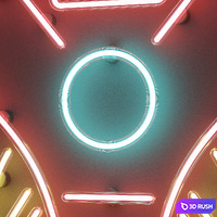 Neon decor 3 3D Model Corona