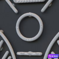 Neon decor 3 3D Model Corona