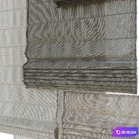 Roman curtain set 1 3D Model Vray, Corona