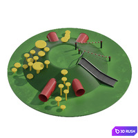 Playground 4 3D Model Corona