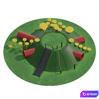 Playground 4 3D Model Corona