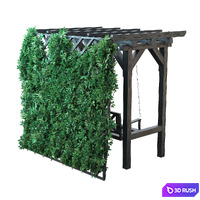 Garden swing 3D Model Vray, Corona