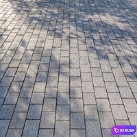 Paving slabs 3 3D Model Corona
