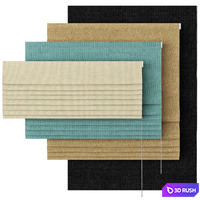 Roman Curtains 03 | English Blinds | Corbridge 3D Model Vray