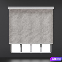 Roller blinds. Set 18 3D Model Vray, Corona