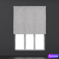 Roller blinds. Set 22 3D Model Vray, Corona
