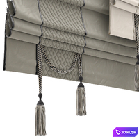 Roman shade 110 3D Model Vray