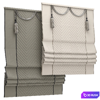 Roman shade 111 3D Model Vray