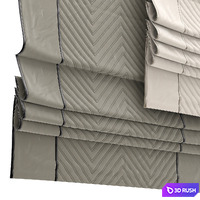 Roman shade 111 3D Model Vray
