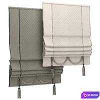 Roman shade 112 3D Model Vray
