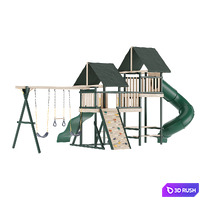 Game complex Playhouses05 3D Model Vray, Corona