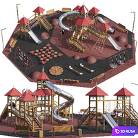 Playground 3D Model Vray, Corona