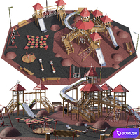 Playground 3D Model Vray, Corona