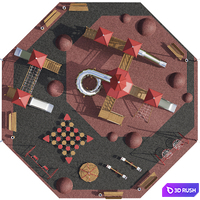 Playground 3D Model Vray, Corona