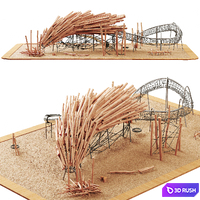 Log playground 5 3D Model Vray, Corona