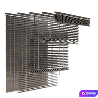 Wooden blinds 3D Model Corona