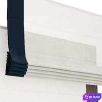 Roman blind 120 3D Model Vray