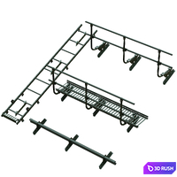 Seam roofing and Borge security system 3D Model Corona
