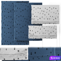 Roman blind_02 3D Model Corona
