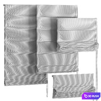 Roman blind_02 3D Model Corona