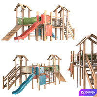 Kids Playground 3D Model Vray, Corona