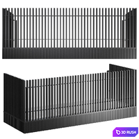 Railing 30 3D Model Corona