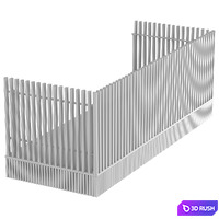 Railing 30 3D Model Corona