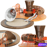 Large playground 3D Model Corona