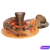 Large playground 3D Model Corona