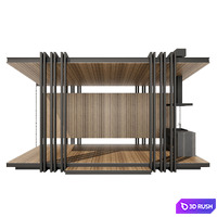 Gazebo 1 3D Model Corona