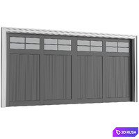 Automatic Garage Doors in classic style.Garage Doors.Traditional Automatic Wood Garage Doors.Entrance modern Gates