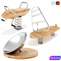 Playtex. sailboat. Spring rocker. Pinwheel. 3D Model Vray, Corona