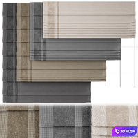 Roman blind wide 1700 (7) 3D Model Corona