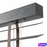 Wooden blinds Set 19 3D Model Vray, Corona