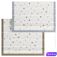 Roman blind 13 for kids room 3D Model Corona