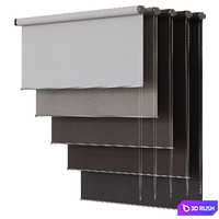 Roller blinds | Kit 3D Model Vray, Corona