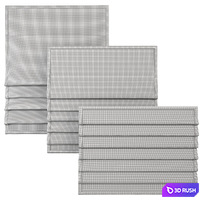 Roman blinds are thick 3D Model Corona