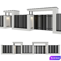 Fence 03 3D Model Corona