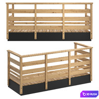 Railing 73 3D Model Corona
