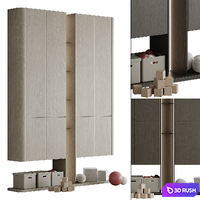 Children's wardrobe 003 3D Model Corona