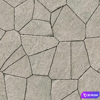 Stone Paving 08 (Seamless) 3D Model Vray