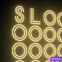 Neon 204 3D Model Vray, Corona