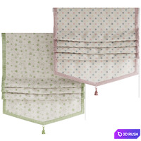 Roman blinds for the children room 3D Model Corona